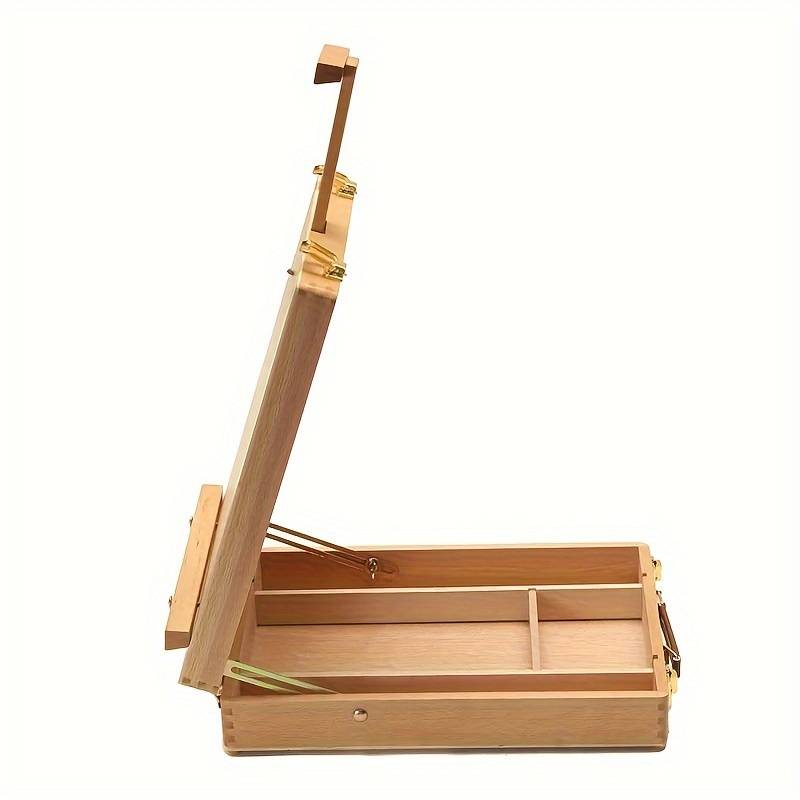 Wooden Art Easel Box For Painting With Storage Box Sketch Box
